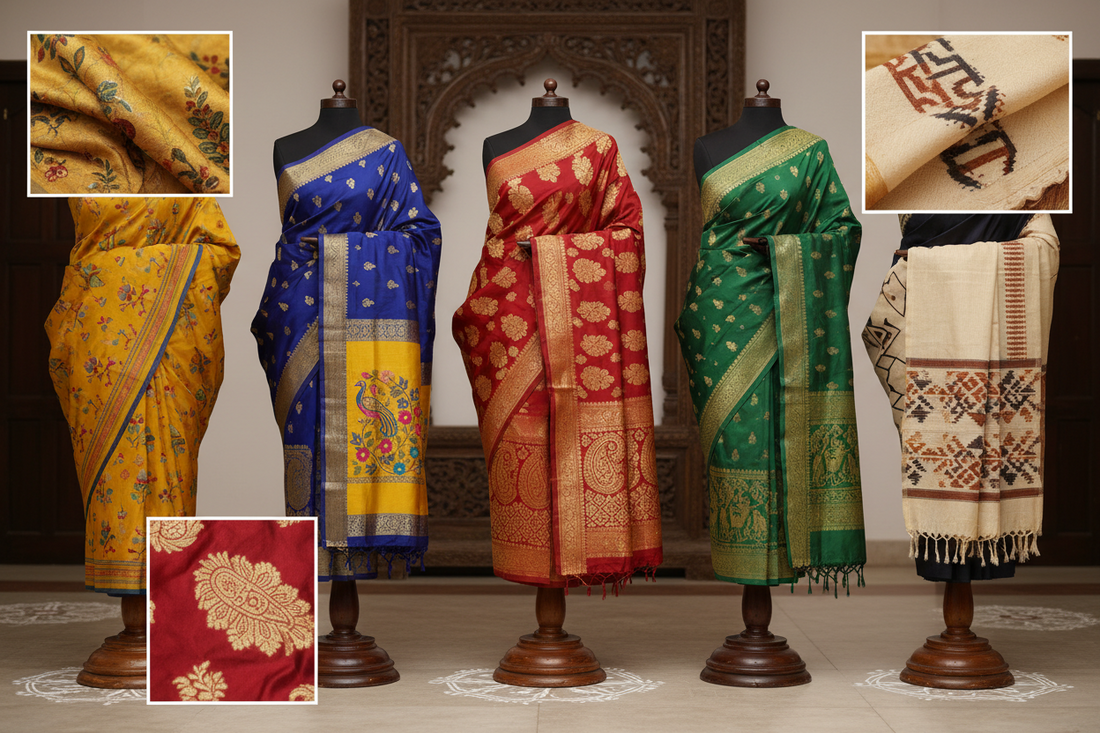 West Bengal Silk Sarees & Pattu Saree Design Guide