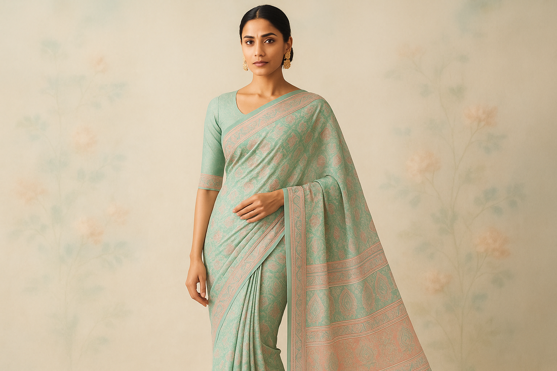 How to Look Slim in Block Print Saree | Best Summer Wedding Sarees 2025