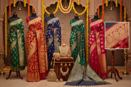Saree Sale Online: Wedding Benarasi & Designer Sarees