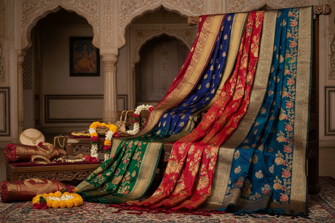 Silk Saree Collection, Wedding & Floral Sarees