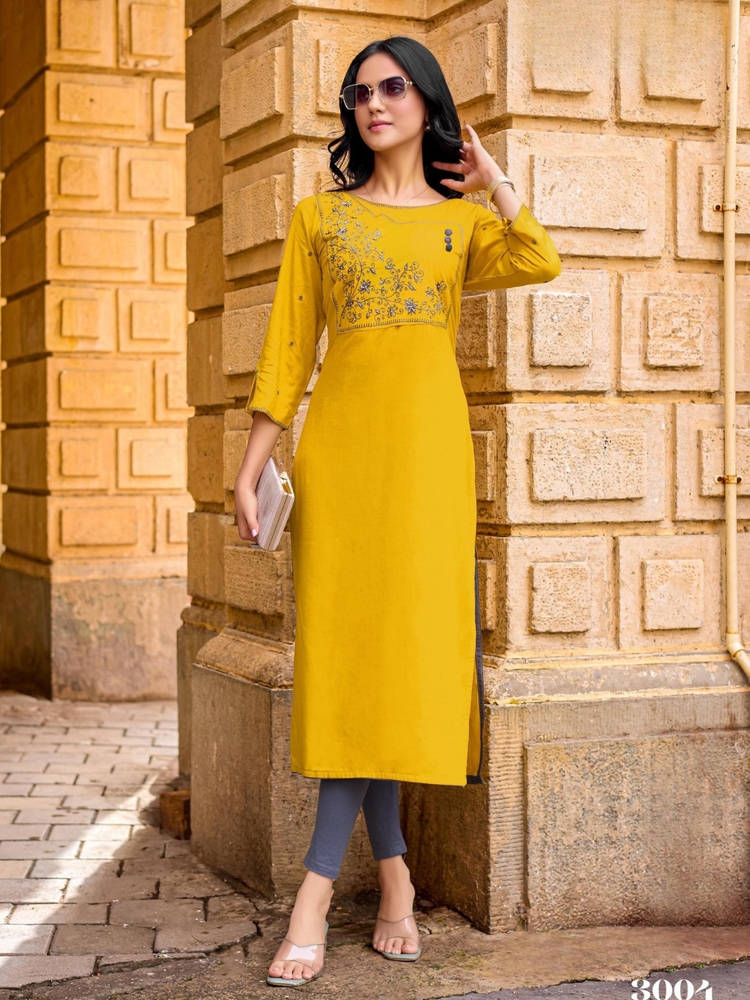 Kadlee Yashvi Rayon Kurti Collection with Thread & Hand Work (6 Designs)