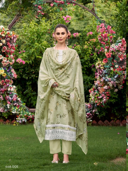 Zulfat Sadabahaar Pure Cotton Designer Suit Set with Embroidery & Dupatta (6 Designs)