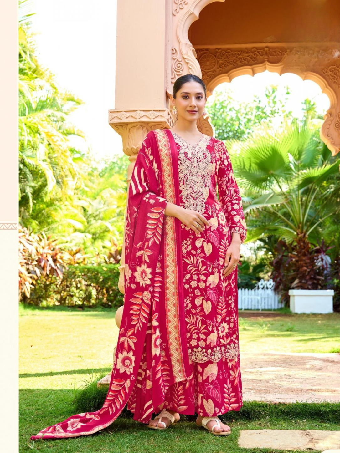 Alok Suit 24 Carat Vol 5 Designer Unstitched Suits | Viscose Rayon Embroidered Collection