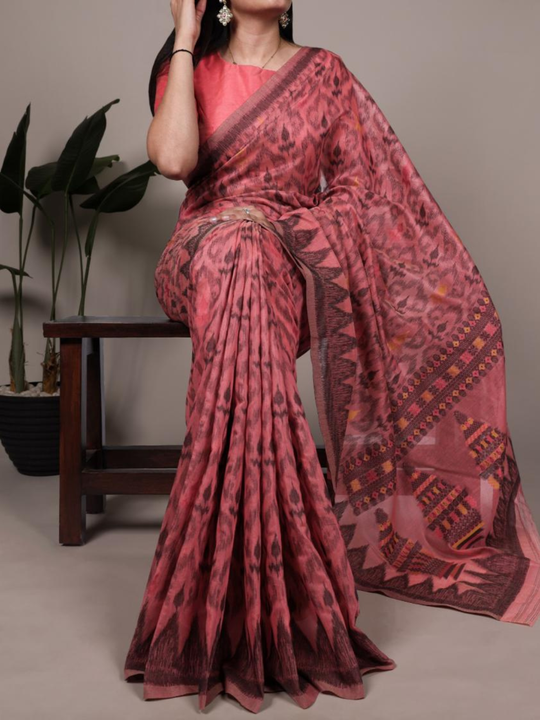 Hit Design Poly Cotton Saree for Women – Lightweight Stylish Daily Wear