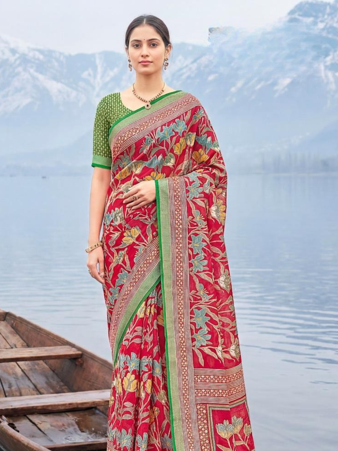 Vipul Fashion Brasso Single New Design Saree – Stylish Party Wear at Best Price