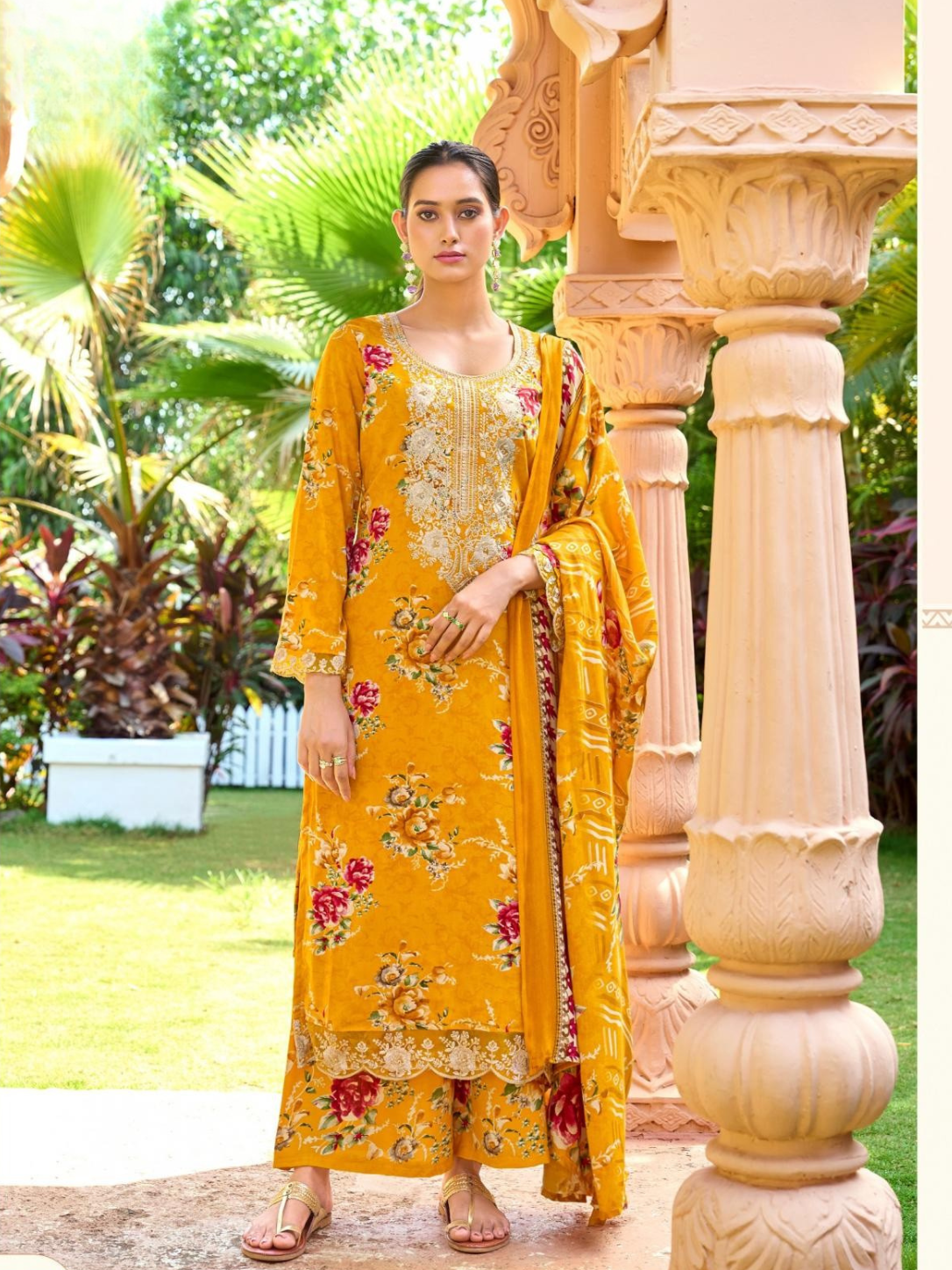 Alok Suit 24 Carat Vol 5 Designer Unstitched Suits | Viscose Rayon Embroidered Collection