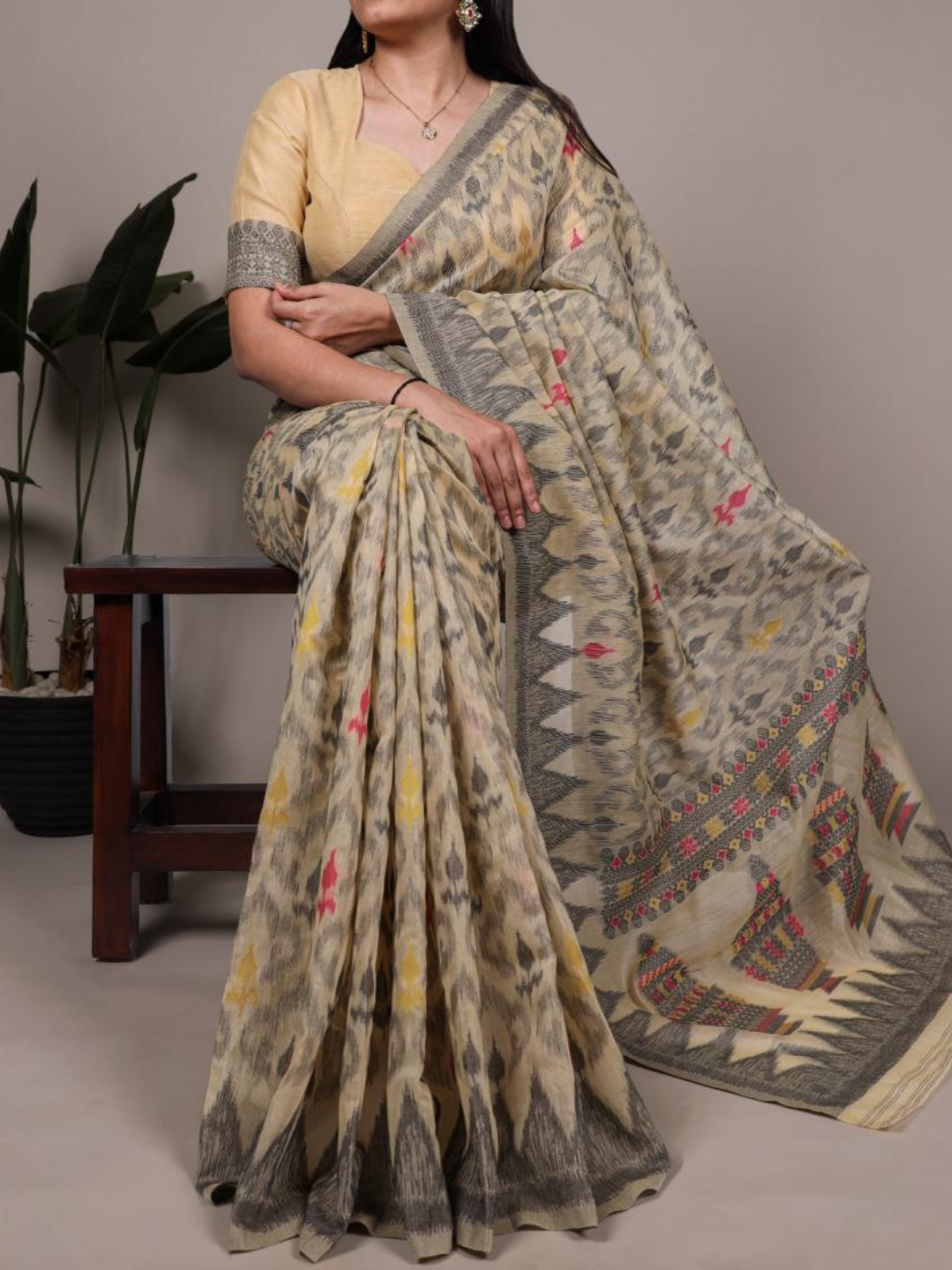 Hit Design Poly Cotton Saree for Women – Lightweight Stylish Daily Wear