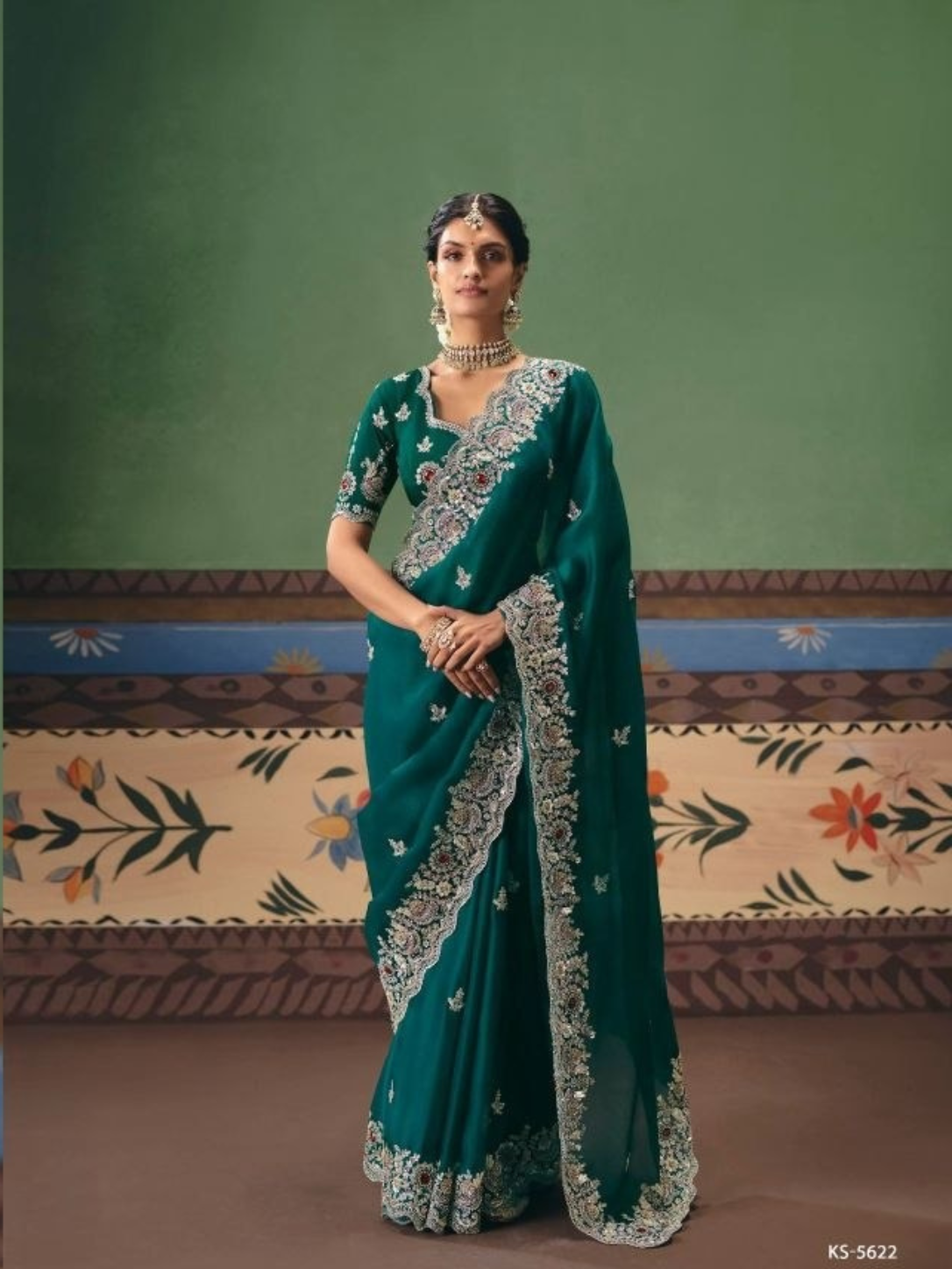 Designer Embroidered Party Wear Saree Collection RO14490 | Sequins, Stone & Pearl Work | Wedding & Festive Special