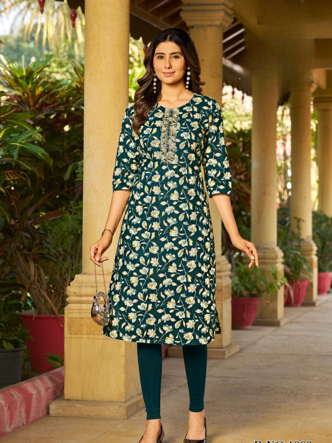 Passion Tree Pahel Vol 2 Cotton Printed Straight Tops with Embroidery (10 Designs)