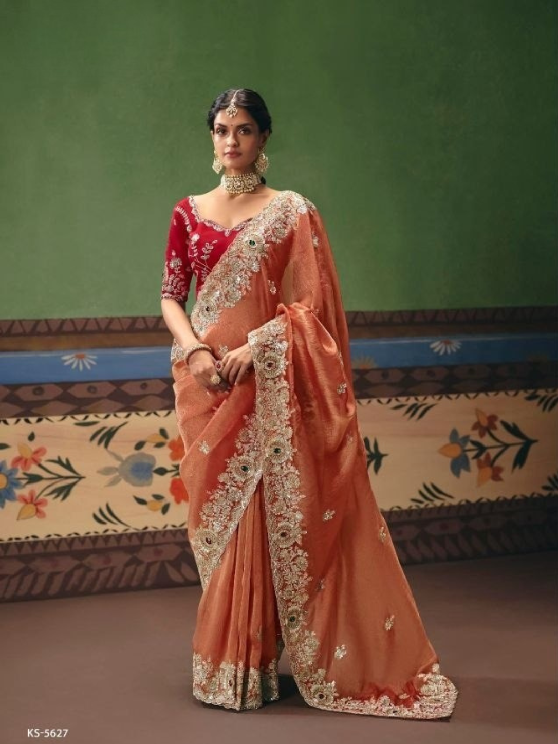Designer Embroidered Party Wear Saree Collection RO14490 | Sequins, Stone & Pearl Work | Wedding & Festive Special
