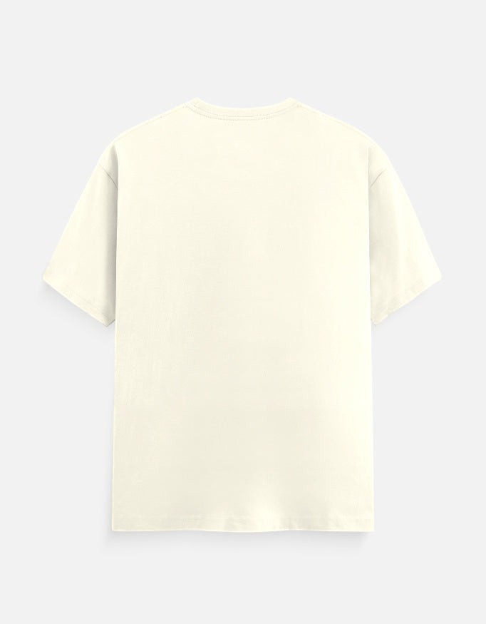 AMA B Abstract Portrait Graphic T-Shirt in yellow cotton with a colorful abstract portrait design.