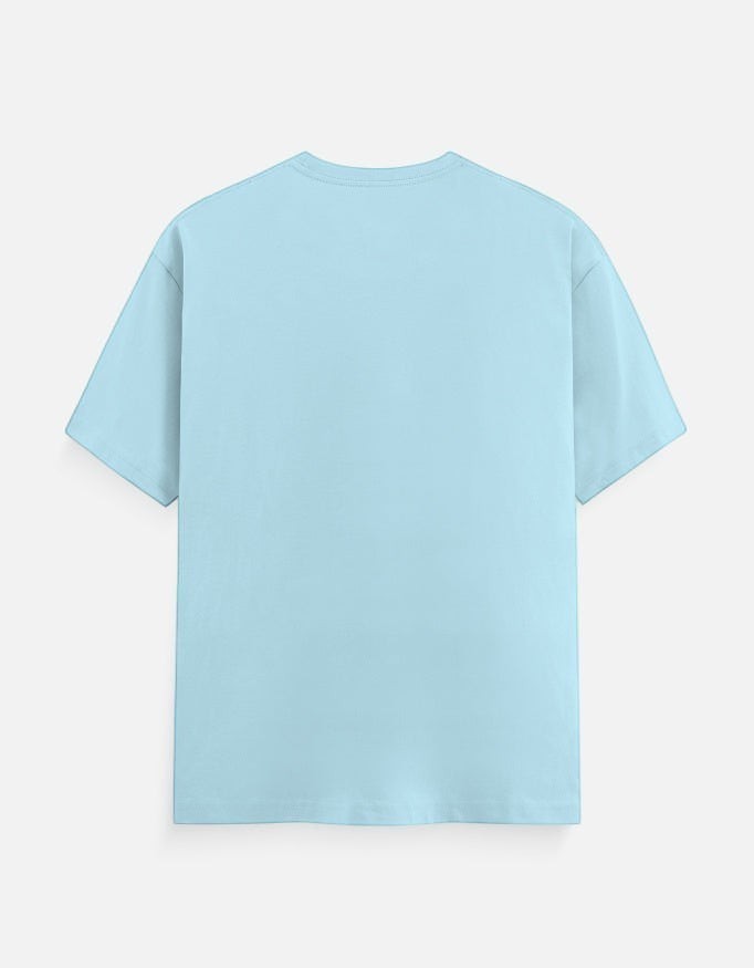 AMA B Classic Crew T-Shirt in light blue, 100% cotton, regular unisex fit.