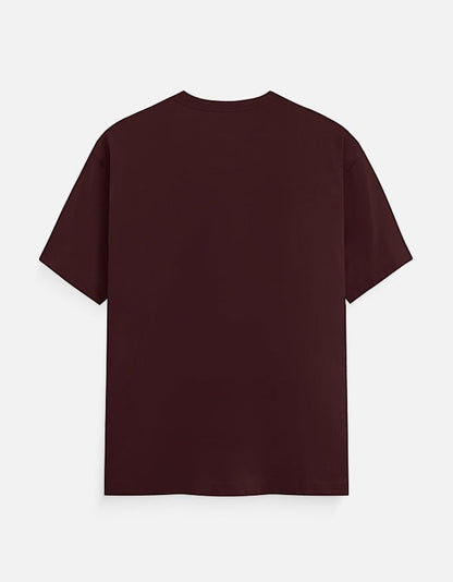 AMAB Doctor in Progress Loading Please Wait graphic t-shirt in maroon cotton.