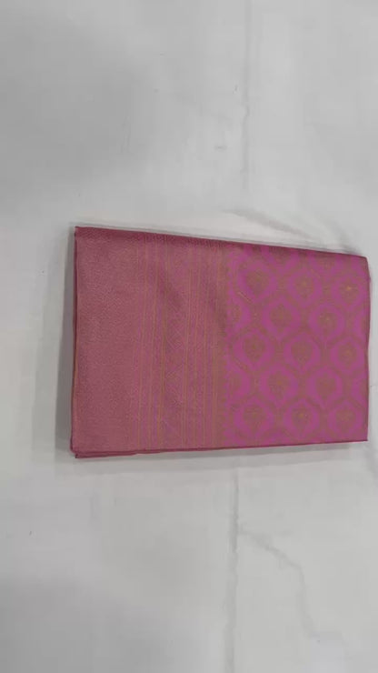 Soft Lichi Silk Saree with Rich Pallu & All Over Jacquard Work | Designer Party Wear Saree